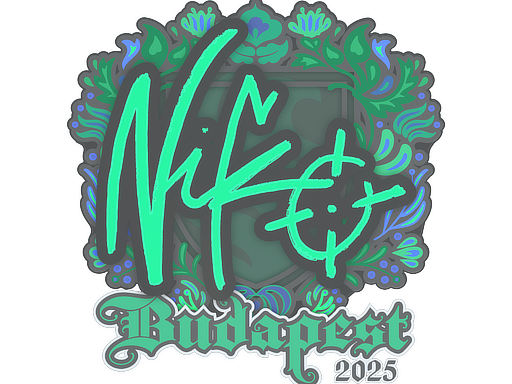 Sticker | NiKo | Budapest 2025 image