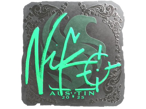 Sticker | NiKo (Foil) | Austin 2025 image