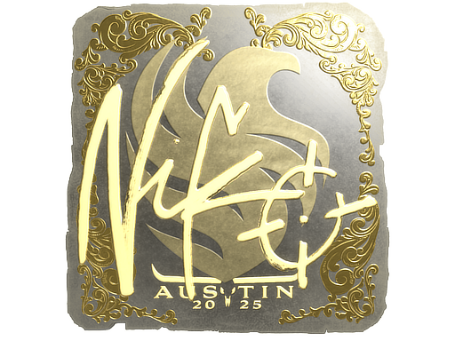 Sticker | NiKo (Gold) | Austin 2025 image