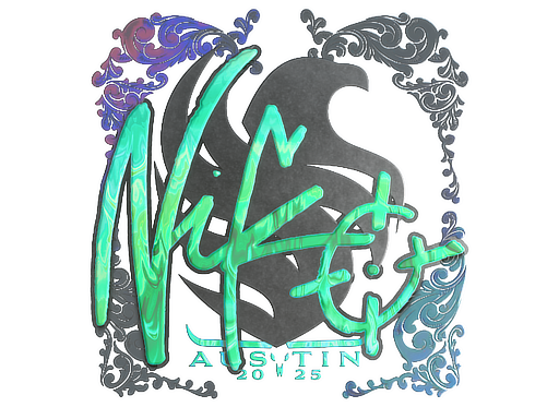 Sticker | NiKo (Holo) | Austin 2025 image