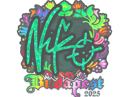 Sticker | NiKo (Holo) | Budapest 2025 image