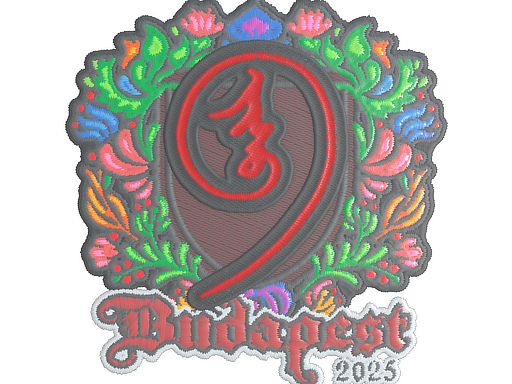 Sticker | nin9 (Embroidered) | Budapest 2025 image