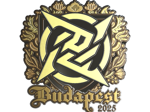 Sticker | Ninjas in Pyjamas (Gold) | Budapest 2025 image