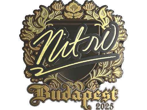 Sticker | nitr0 (Gold) | Budapest 2025 image