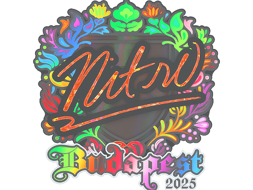 Sticker | nitr0 (Holo) | Budapest 2025 image