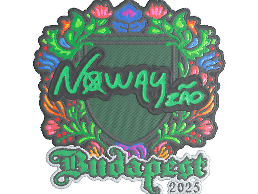 Sticker | noway (Embroidered) | Budapest 2025 image