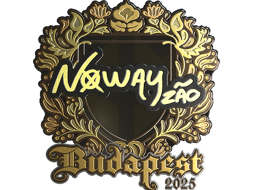 Sticker | noway (Gold) | Budapest 2025 image