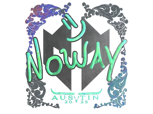 Sticker | noway (Holo) | Austin 2025 image