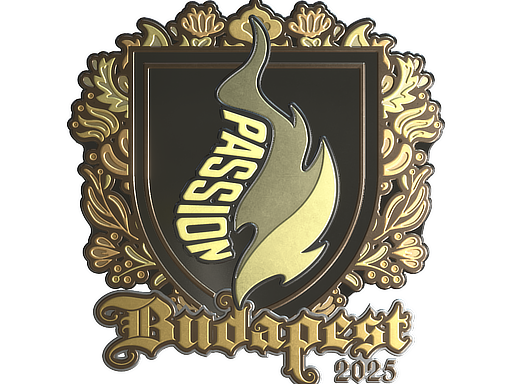 Sticker | Passion UA (Gold) | Budapest 2025 image