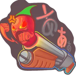 Sticker | Pepper Gauge (Lenticular) image