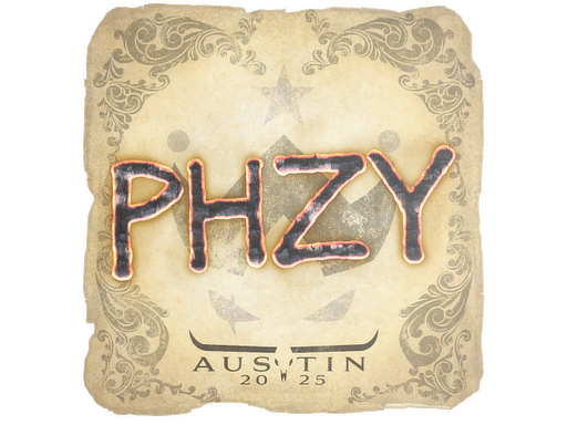 Sticker | phzy | Austin 2025 image