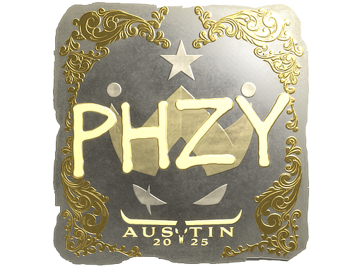 Sticker | phzy (Gold) | Austin 2025 image