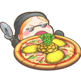 Sticker | Pineapple On Pizza (Lenticular) image