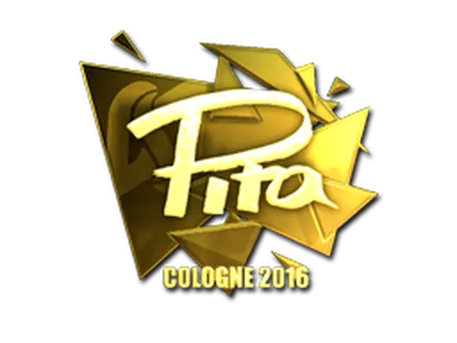 Sticker | pita (Gold) | Cologne 2016