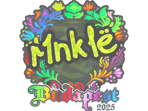 Sticker | r1nkle (Holo) | Budapest 2025 image