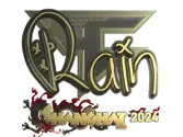 Sticker | rain (Gold) | Shanghai 2024 image