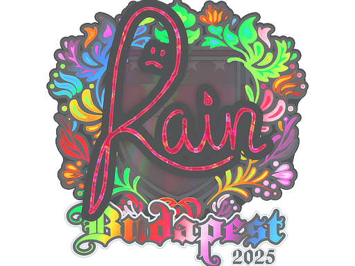 Sticker | rain (Holo) | Budapest 2025 image