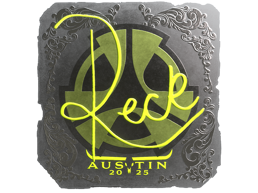 Sticker | reck (Foil) | Austin 2025 image