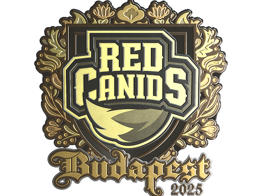 Sticker | RED Canids (Gold) | Budapest 2025 image