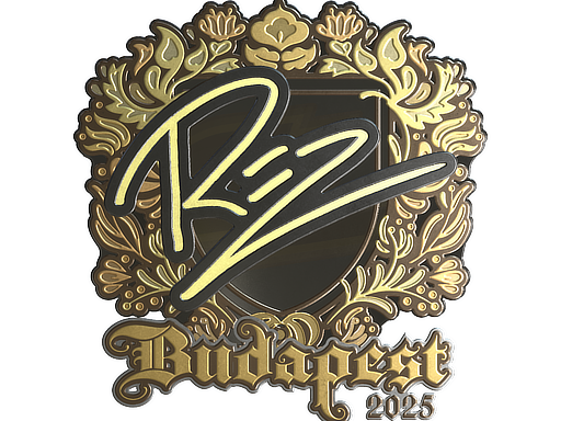 Sticker | REZ (Gold) | Budapest 2025 image