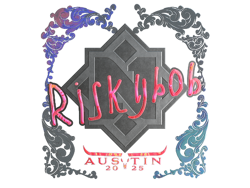 Sticker | riskyb0b (Holo) | Austin 2025 image