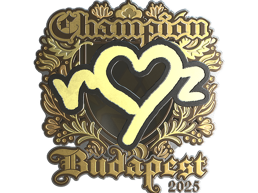 Sticker | ropz (Gold, Champion) | Budapest 2025 image