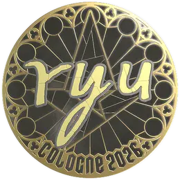 Sticker | ryu (Gold) | Cologne 2026 image