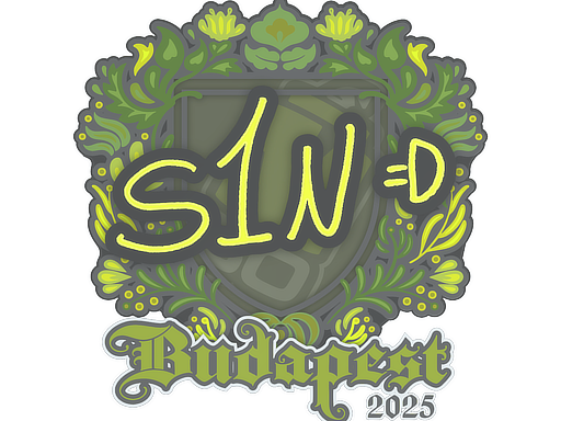 Sticker | s1n | Budapest 2025 image