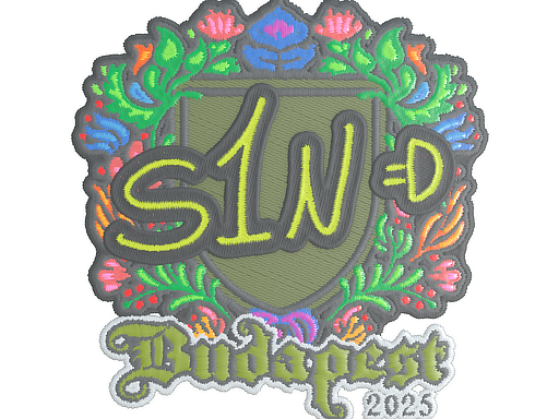 Sticker | s1n (Embroidered) | Budapest 2025 image