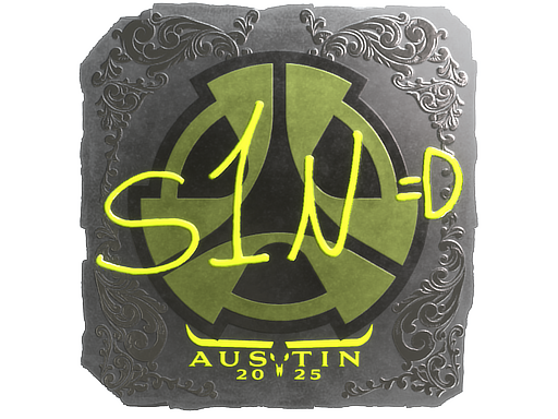 Sticker | s1n (Foil) | Austin 2025 image