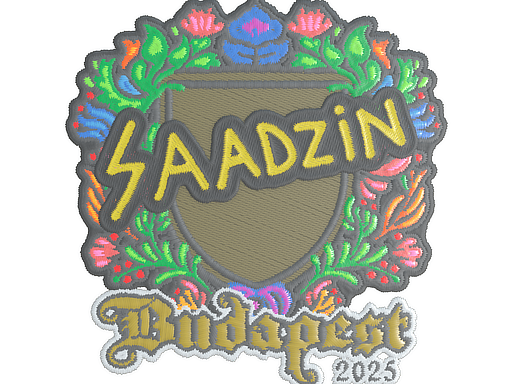 Sticker | saadzin (Embroidered) | Budapest 2025 image