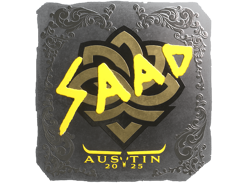Sticker | saadzin (Foil) | Austin 2025 image