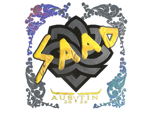 Sticker | saadzin (Holo) | Austin 2025 image