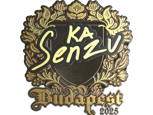 Sticker | Senzu (Gold) | Budapest 2025 image