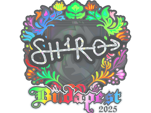 Sticker | sh1ro (Holo) | Budapest 2025 image