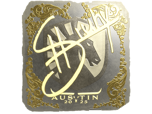 Sticker | siuhy (Gold) | Austin 2025 image