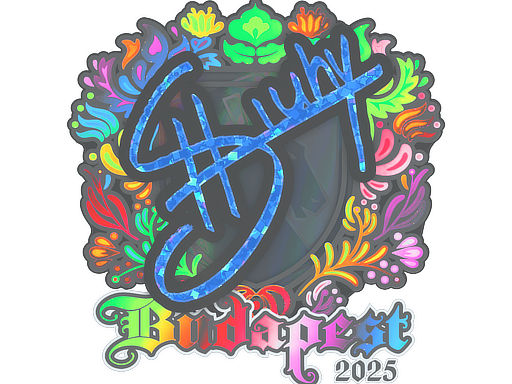 Sticker | siuhy (Holo) | Budapest 2025 image