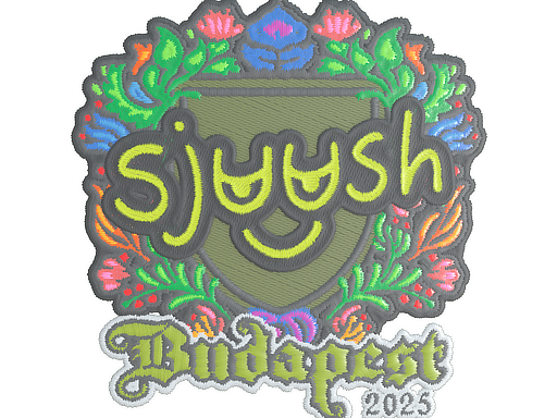 Sticker | sjuush (Embroidered) | Budapest 2025 image