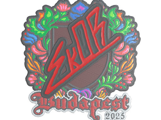 Sticker | sk0R (Embroidered) | Budapest 2025 image