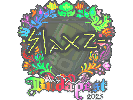 Sticker | slaxz- (Holo) | Budapest 2025 image