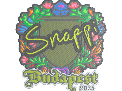 Sticker | Snappi (Embroidered) | Budapest 2025 image