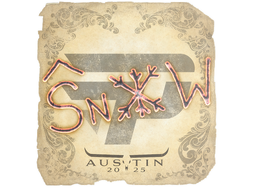 Sticker | snow | Austin 2025 image
