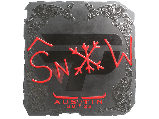 Sticker | snow (Foil) | Austin 2025 image