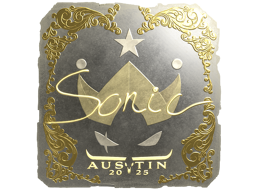 Sticker | Sonic (Gold) | Austin 2025 image