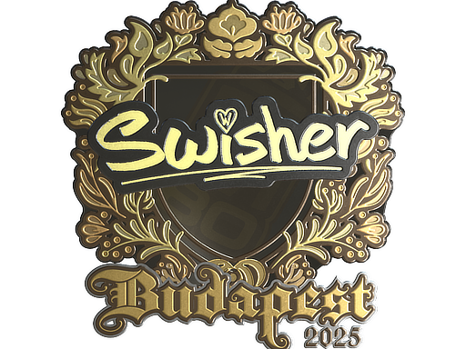 Sticker | Swisher (Gold) | Budapest 2025 image