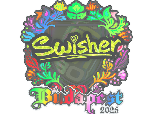 Sticker | Swisher (Holo) | Budapest 2025 image