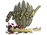 Sticker | syrsoN (Gold) | Shanghai 2024 image