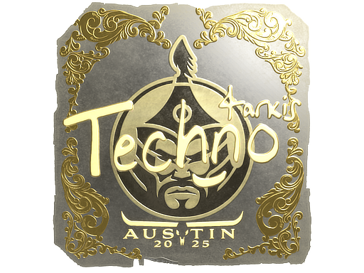 Sticker | Techno4K (Gold) | Austin 2025 image