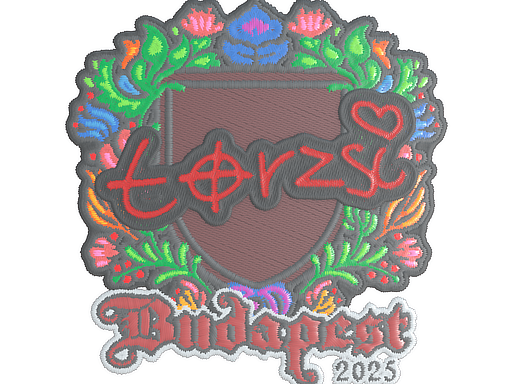 Sticker | torzsi (Embroidered) | Budapest 2025 image