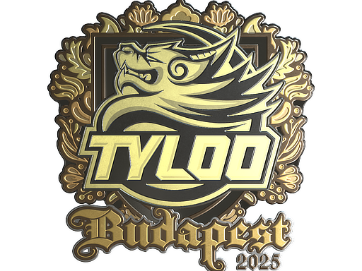 Sticker | TYLOO (Gold) | Budapest 2025 image